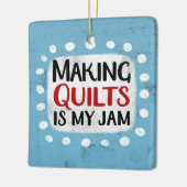 Faire des courtepointes est mon ornement de confit (Gauche)