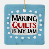 Faire des courtepointes est mon ornement de confit (Dos)