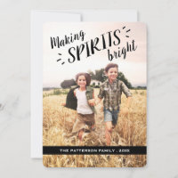 Faire des esprits brillant Hip Carte photo de vaca