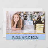 Faire des esprits brillants Photo de Noël Carte de (Devant)