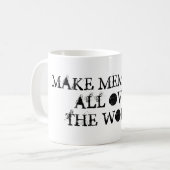 Faire des souvenirs partout dans le monde Mug (Devant gauche)