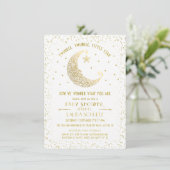 Faire dodo, petite étoile, invitation pour une bab (Debout devant)