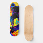 Faire du skateboard à travers les couleurs (Recto)