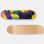 Faire du skateboard à travers les couleurs (Horz)