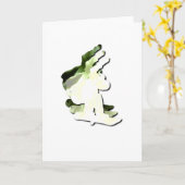 Faire du surf des neiges des cartes de voeux de (Fleur jaune)