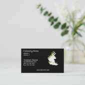 Faire du surf des neiges le carte de visite de (Debout devant)