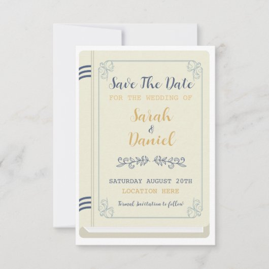 Faire enregistrer les invitations de mariage de la (Devant)