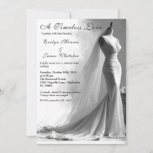 Faire esquisse de mariage romantique vintage carte