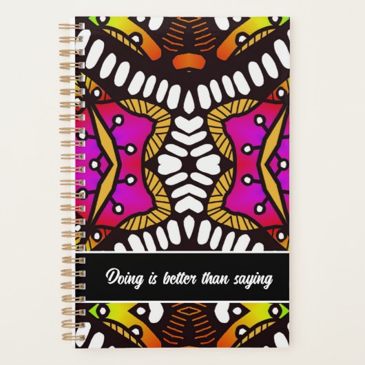 Faire est mieux que dire Planner (Devant)