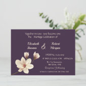 Faire et Chic Invitation de Mariage Magnolia (Debout devant)