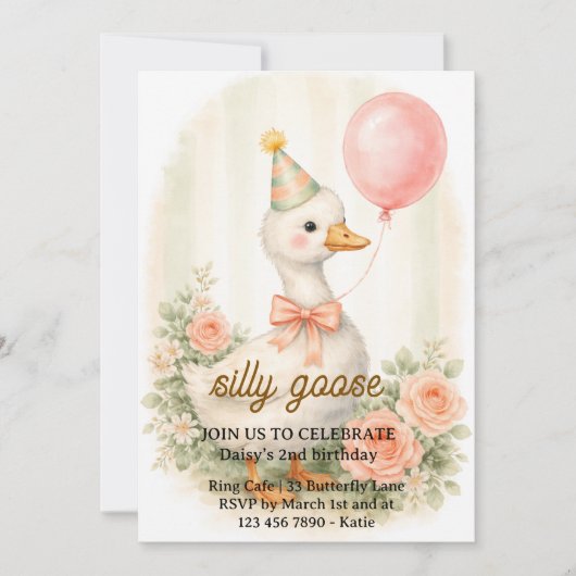 Faire Faire Invitation pour le Premier Anniversair (Devant)