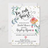Faire Fête de Mariage Invitation à l'aquarelle (Devant)