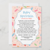 Faire formulation invitations de baby sprinkle gar (Devant)