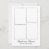 Faire IMPRIMER VITE 4 PHOTO Cartes d'annonce de re (Devant)