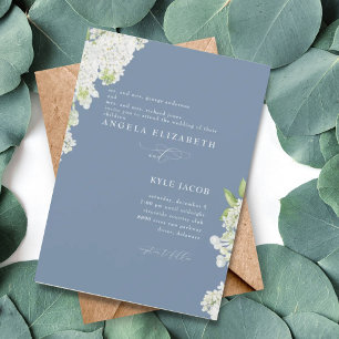 Faire invitation aux lilas blancs et au pervenche