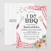 Faire invitation BBQ pour fête de couples Shower a (Devant / Derrière)