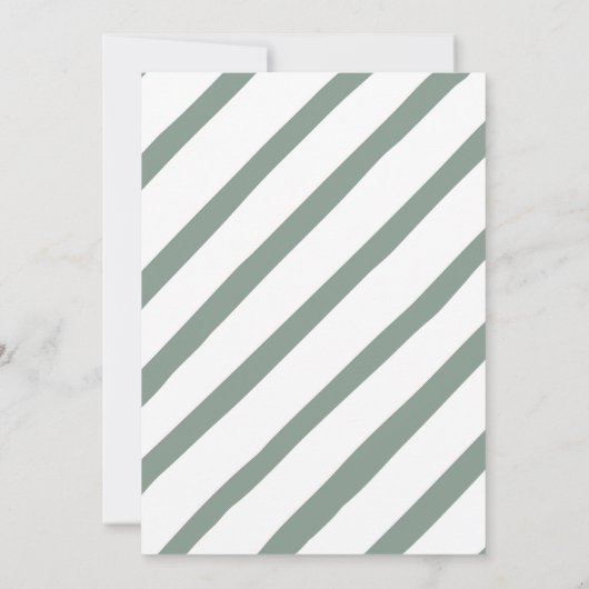 Faire invitation bébé Arche de Noé (Dos)