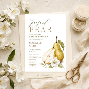 Faire invitation de babille de mariage de poire pa