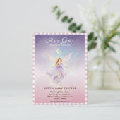 Faire invitation de baby shower capricieuse (Debout devant)