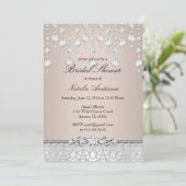 Faire invitation de bains de mariée Crystal (Debout devant)