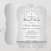 Faire invitation de bains de mariée Crystal (Devant / Derrière)