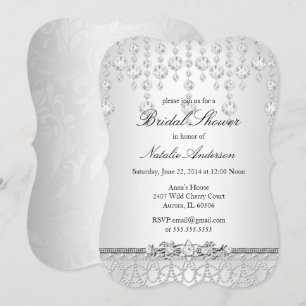 Faire invitation de bains de mariée Crystal
