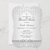 Faire invitation de bains de mariée en cristal (Devant)