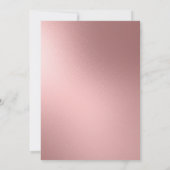Faire invitation de bains de mariée rose blush bla (Dos)