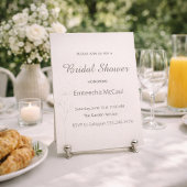Faire invitation de douche de mariage neutre