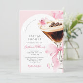 Faire invitation de douche de mariée Espresso Mart (Debout devant)