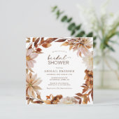 Faire invitation de douche de mariée florale d'aut (Debout devant)