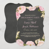 Faire invitation de fête de fiançailles sur tablea (Devant / Derrière)