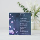 Faire Invitation de Fête de Mariage aux Fleurs Vio (Debout devant)