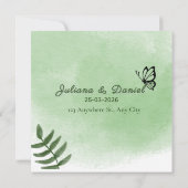 faire invitation de mariage (Dos)