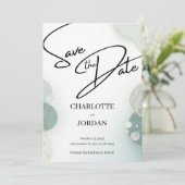 Faire invitation de mariage à date de sauvegarde (Debout devant)