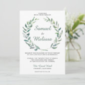 Faire invitation de mariage à l'aquarelle avec bra (Debout devant)