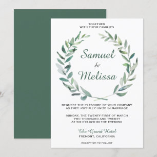 Faire invitation de mariage à l'aquarelle avec bra
