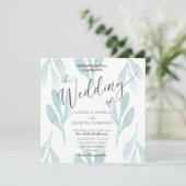 Faire invitation de mariage à l'aquarelle avec feu (Debout devant)