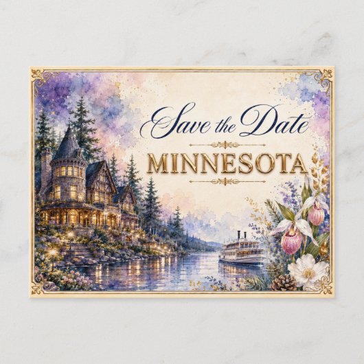 Faire invitation de mariage à Minnesota pour annon (Devant)