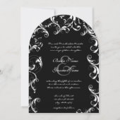 Faire invitation de mariage à tourbillon (Devant)