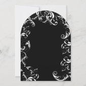 Faire invitation de mariage à tourbillon (Dos)