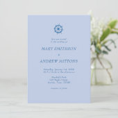 Faire invitation de mariage à voile élégante (Debout devant)