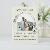 Faire invitation de mariage "Arche élégante" pour (Debout devant)