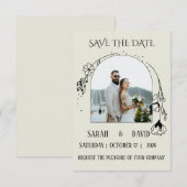 Faire invitation de mariage "Arche élégante" pour (Devant / Derrière)