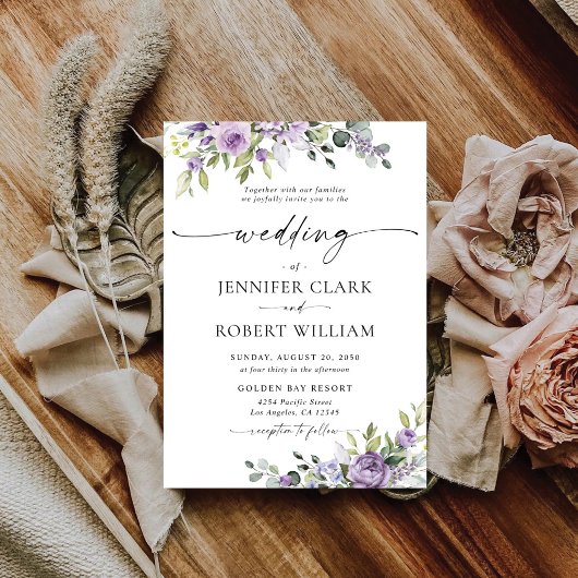 Faire invitation de mariage au eucalyptus