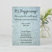 Faire invitation de mariage aux feuilles délicates (Debout devant)