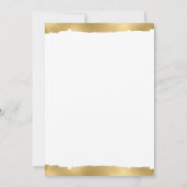Faire invitation de mariage blanc avec tranche dor (Dos)
