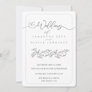 Faire invitation de mariage bohème minimaliste