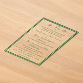 Faire invitation de mariage catholique Deux cœurs (Poser)
