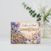 Faire invitation de mariage Connecticut pour annon (Debout devant)